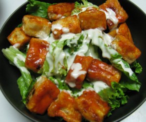buffalotofusalad1 Buffalo Tofu Salad
