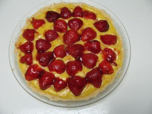 Gluten-free strawberry tart